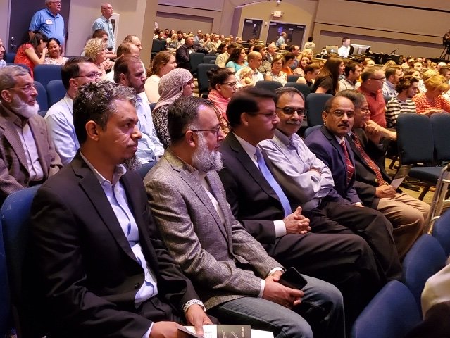 Bezner's tweet photo. Had 20 or so Muslims from our neighborhood mosque join us today for Easter. Afterwards we hosted a brunch for them to ask questions about the Resurrection. It was pretty sweet. Love my neighbors. https://t.co/nHLsVPsI5S