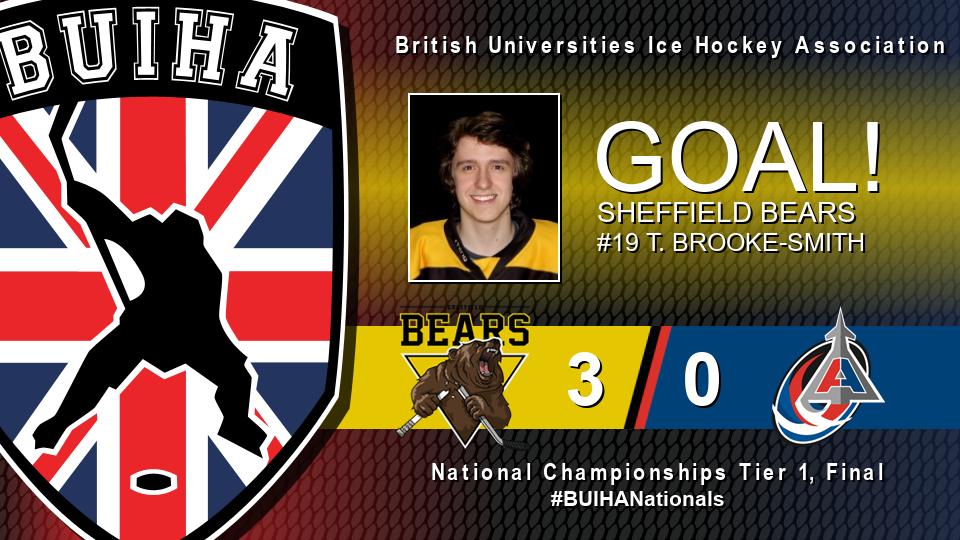 BUIHA Live (@buihalive) on Twitter photo π¨ CORRECTION - GOAL <a href="/SheffieldBears/">Sheffield Bears</a>! π¨
β± Time: 22:39
π₯
Scored: 19
π Unassisted
π <a href="/SheffieldBears/">Sheffield Bears</a> 3-0 @StATyphoons π
#BUIHANationals π¨ CORRECTION - GOAL <a href="/SheffieldBears/">Sheffield Bears</a>! π¨
β± Time: 22:39
π₯
Scored: 19
π Unassisted
π <a href="/SheffieldBears/">Sheffield Bears</a> 3-0 @StATyphoons π
#BUIHANationals