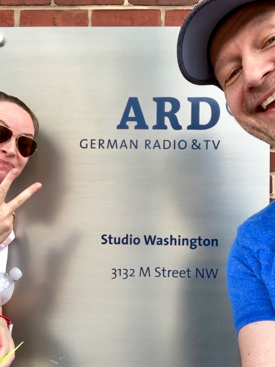 NancyUndStefan's tweet photo. @ARDde Wir haben euch (fast) besucht heute – in #Washington … 😉 👨‍💻 https://t.co/E47AJPTYcW