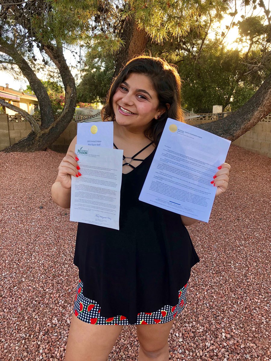 missphoenixot's tweet photo. #FourPointsFriday 
Today’s highlight is ✨SCHOLARSHIP✨
I am beyond humbled to have been nominated to attend George Mason University’s National Youth Leadership Forum: Law and CSI. My career ambition is to advocate for bully victims and prosecute their perpetrators. https://t.co/Feztie39yM