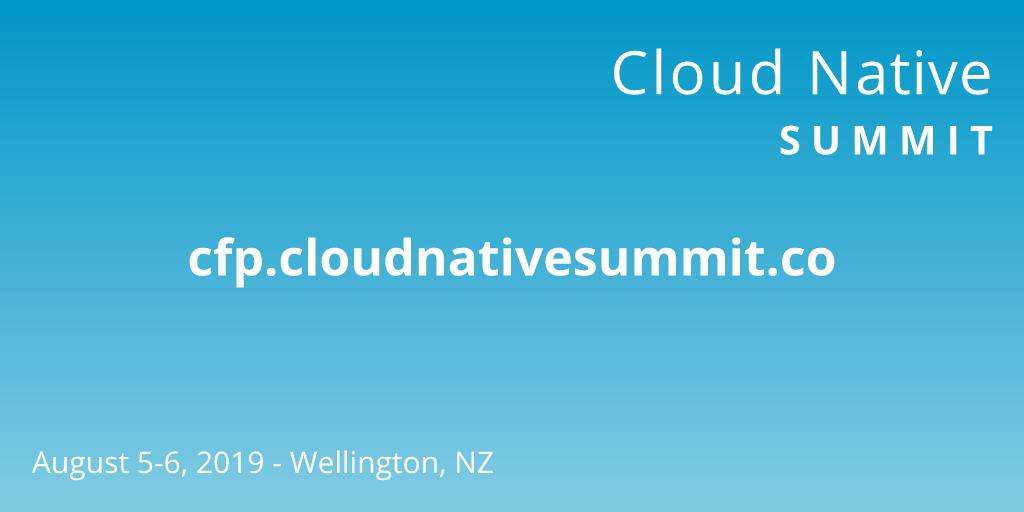 The Cloud Native Summit CFP is open and we encourage you to participate. If you would like to give a talk or workshop, please fill out our #CFP => cfp.cloudnativesummit.co 

#CNSummit #cloudNative #DigitalTransformation

cloudnativesummit.co