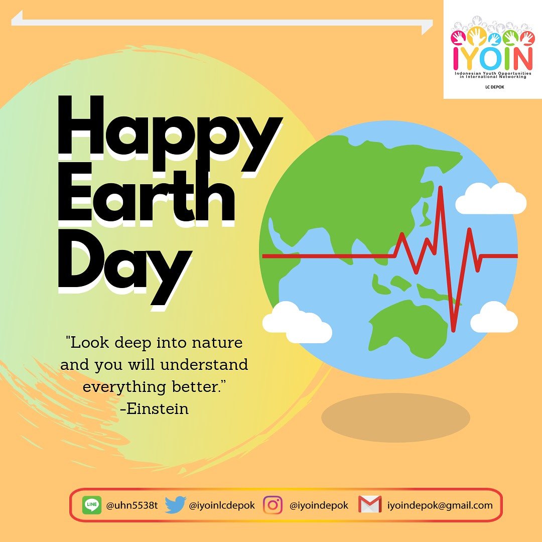 IYOINLCDEPOK's tweet photo. Mari kita hargai keindahan bumi dengan melakukan hal-hal yang tidak merusak lingkungan. Dimulai dari hal kecil saja; mengurangi sampah plastik dan mengelola sampah dengan tidak membuangnya asal-asalan. 
Untuk apa merawat bumi? Untuk kita.

Selamat Hari Bumi. 

#Shareandsynergize https://t.co/wDU0YMOufQ