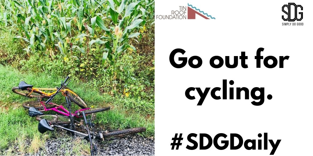 SDGKenya's tweet photo. When was the last time you had fun? Bring in some fun for the kids of all ages by going out cycling! Other than cycling being advised as a health advantage, the fun that comes with it is out of this world! #SDGDaily ##aprilholiday #funtimes #cycling #bonding #easterplot https://t.co/jgKbl5kAqk
