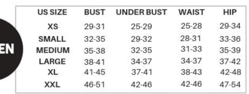 Torrid Size 0 Chart