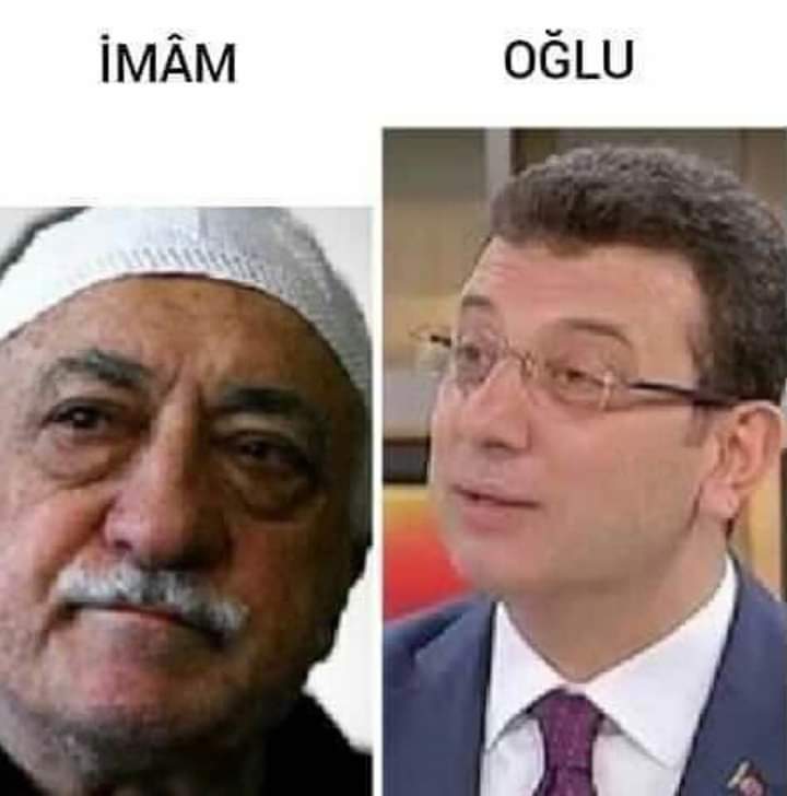Aslında Atatürk olmasaydı isminiz 
Ne Ekrem 
Ne Mustafa 
Ne Koç 
Ne İslamoğlu 
Ne Fethullah
Ne İmamoğlu olurdu..