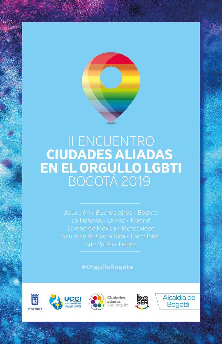CiudadesAliadas's tweet photo. El 26 de abril en Bogotá
II Encuentro de Ciudades Aliadas en el Orgullo LGBTI

Y en el marco de este encuentro, se realizará el Congreso Internacional #OrgulloBogotá

Estás  invitado, @SepuedeSer 🏳️‍🌈Inscribite ya. Cupos limitados  👉🏻https://t.co/EkJMplvmNv https://t.co/jToJQy1q5x