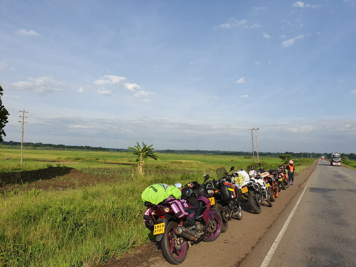 Uganda was awesome! @UgandaBikers received us at Jinja, escorted us to Kampala via a route with less traffic and convinced us to spend the night at Kampala instead of Mbarara

#breakingbarriers
#ridingforacause
#bikerlivesmatter
#womenriders
#motobabes
#safetyfirst
#werideourown