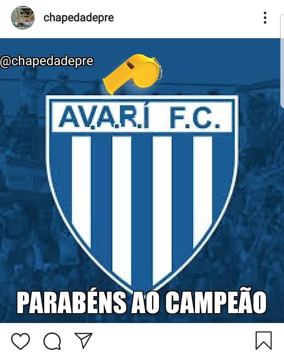 chapecodadepre's tweet photo. Parabens ao campeão! @FCF_futebol Reciclagem é pouco pra arbitragem de vídeo, pqp... https://t.co/jp5UmayHtU