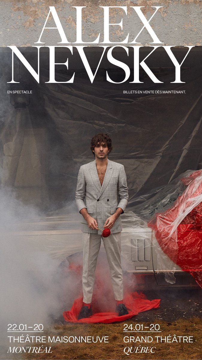 Enfin de retour sur scène! J'ai très très hâte, je vous aime. 😘✨
Les billets sont disponibles dès maintenant!
Montréal - Théâtre Maisonneuve: bit.ly/2GptToE
Québec - Grand Théâtre: bit.ly/2Gzhi3u #LaVoixTVA