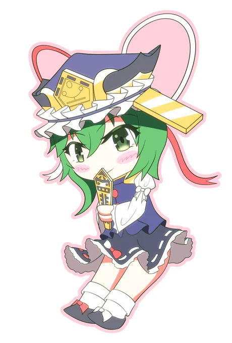 #ミニキャラと等身大のギャップを晒す 