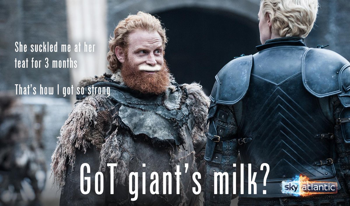 It all makes sense now...the story was incredible! #GameofThrones #GameofThronesSeason8 #Tormund #GoTS8