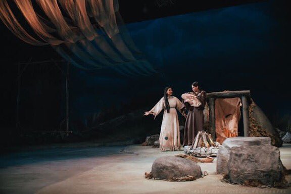 MKNAGLE's tweet image. Happy Opening to my amazing cast of #CrossingMnisose @PCS_Armory ! I am blessed to work with two of the most brilliant and fierce Native women on the American stage, @nattatt8 &amp;amp; @SeraLysMcArthur! #NativeTruth #InsteadOfRedface #IllumiNative