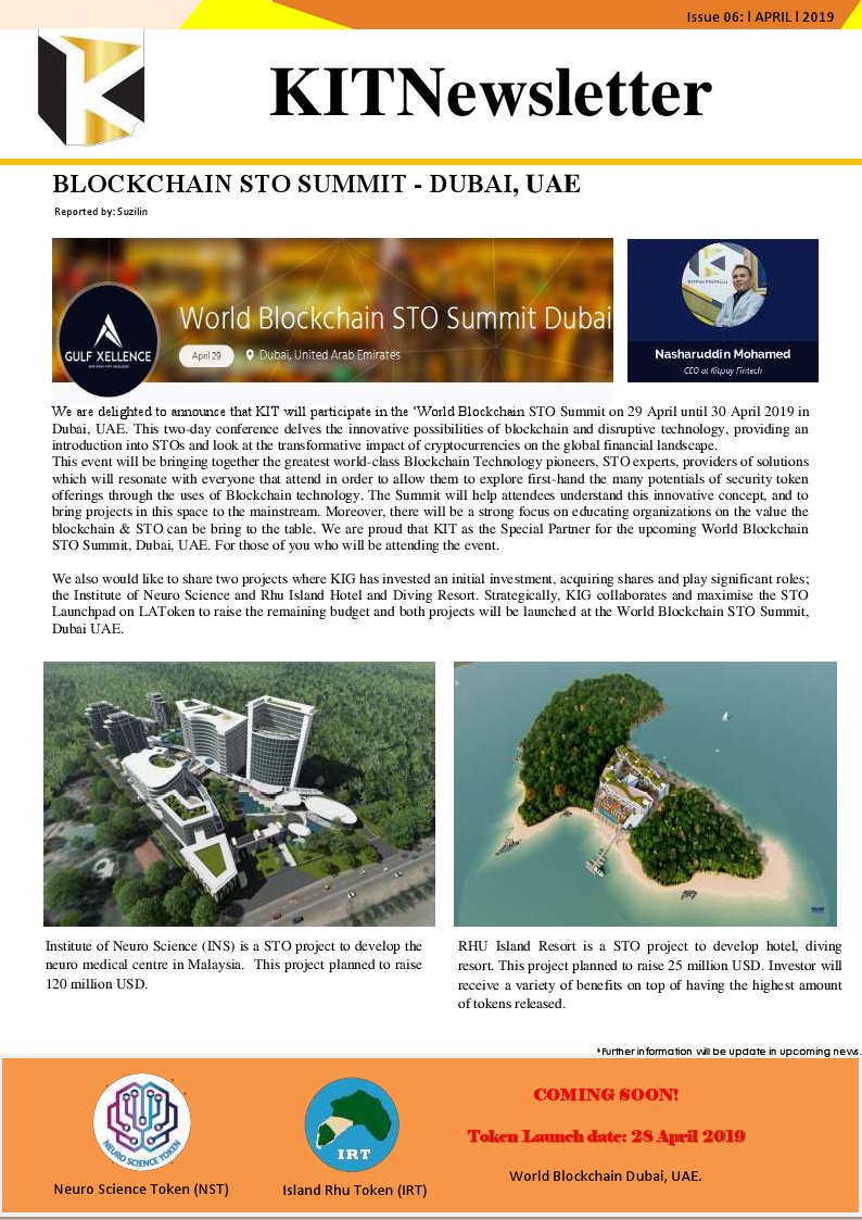 KitpayFintech's tweet photo. KitNewsletter (Issue 06) https://t.co/g1sKOYyJY7