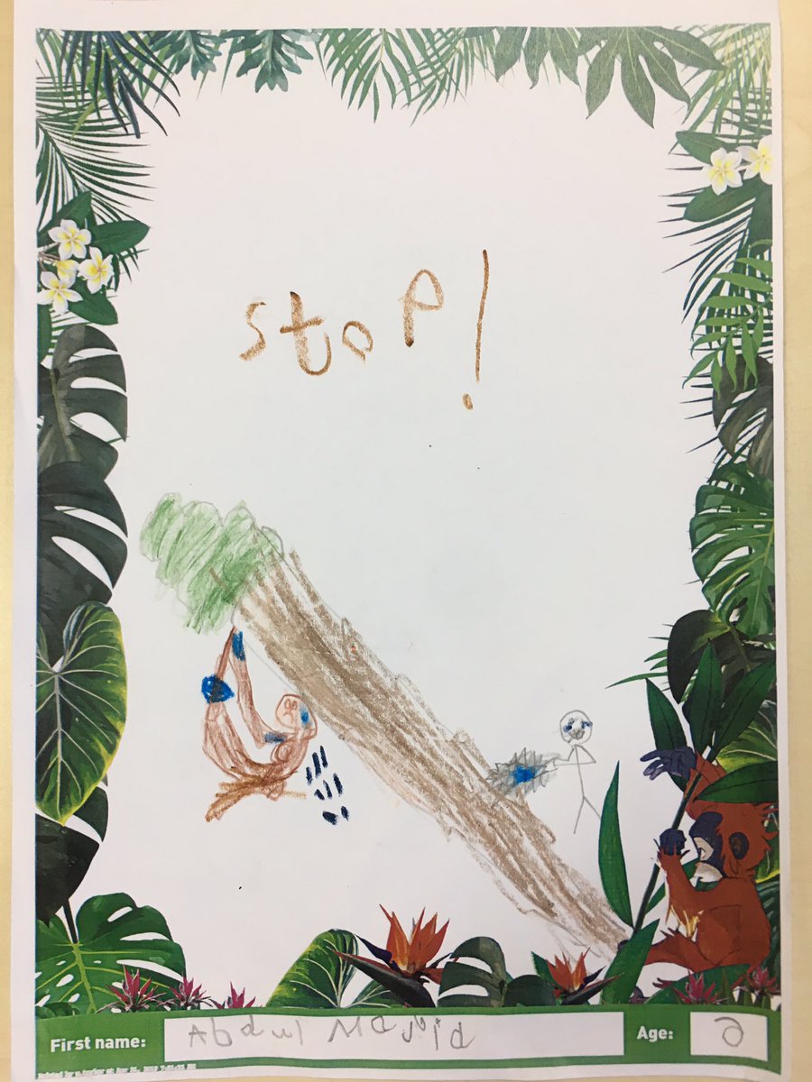 TeachingWithMrT's tweet photo. Raising awareness of deforestation in Year One with @Greenpeace. This #EarthDay2019 we will be thinking about what more we can do to protect our planet 🌎 #SavetheRainforest #EdChat https://t.co/YXXkGzkUep
