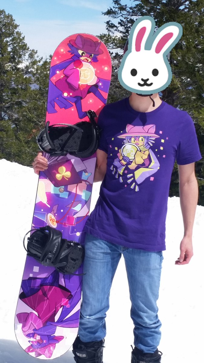 ErrantBunny's tweet photo. It was 65 °F on the mountain, so I dressed appropriately. @oneshot_game

Board art: @purplealmonds https://t.co/OwPUrCjMis