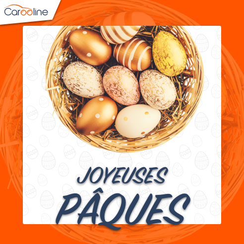 Toute l'équipe de Carooline, vous souhaites de joyeuses fêtes de Pâques 🍫 🎊