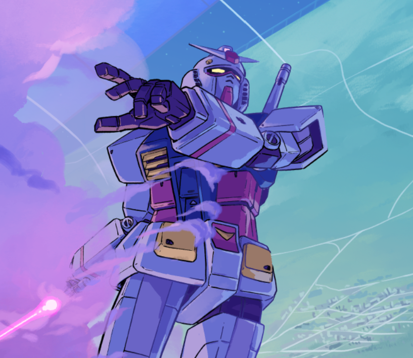 evantickles's tweet photo. So for Mobile Suit Gundam's 40th anniversary, I'm thinking about doing a series of paintings of the various Gundams throughout its history. Of course I had to start with the grandfather of them all, the RX-78-2. #gundam #GUNDAM40th https://t.co/jovwEyIRbX