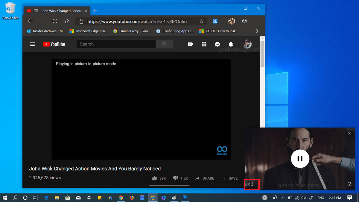 geekermagdotcom's tweet image. Picture-In-Picture Mode Gets Mute Button in Edge Chromium (Dev and Canary) #PiPMode #Edge bit.ly/2Dp6raA via @thegeekermag