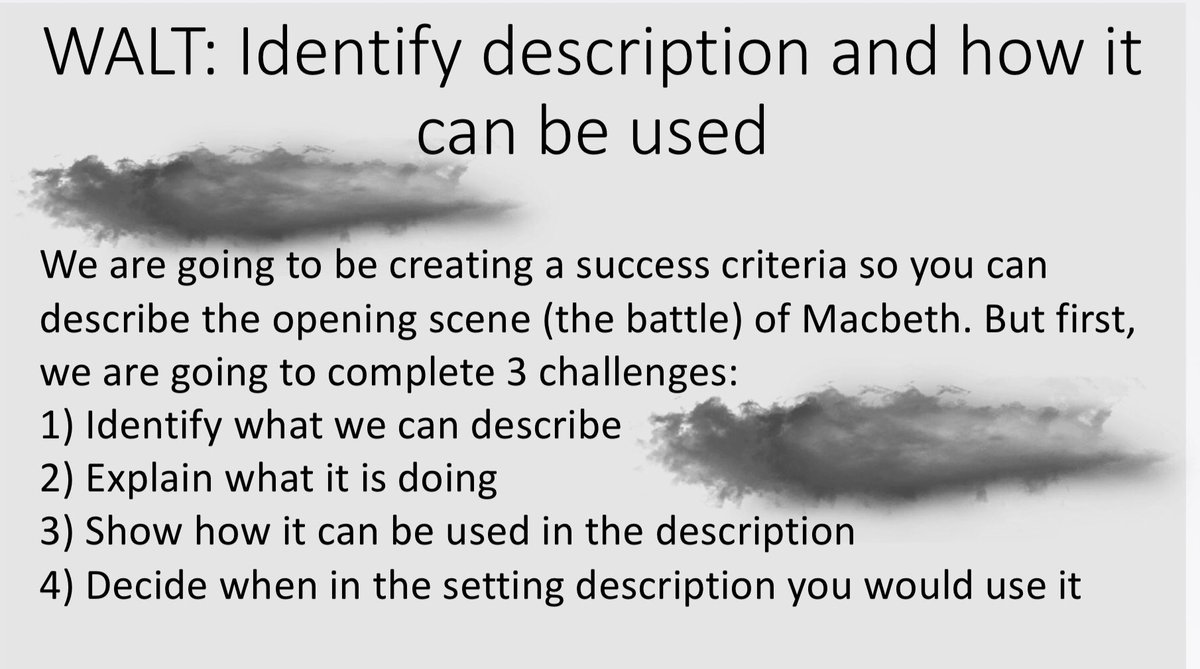 classedgetech's tweet photo. I tried a different approach to #planning #description today with #yearsix #ks2 in #english. Instead of going straight into description, I asked a couple of questions. Really pleased with what the #students came up with. https://t.co/HQ8yh3XiK5