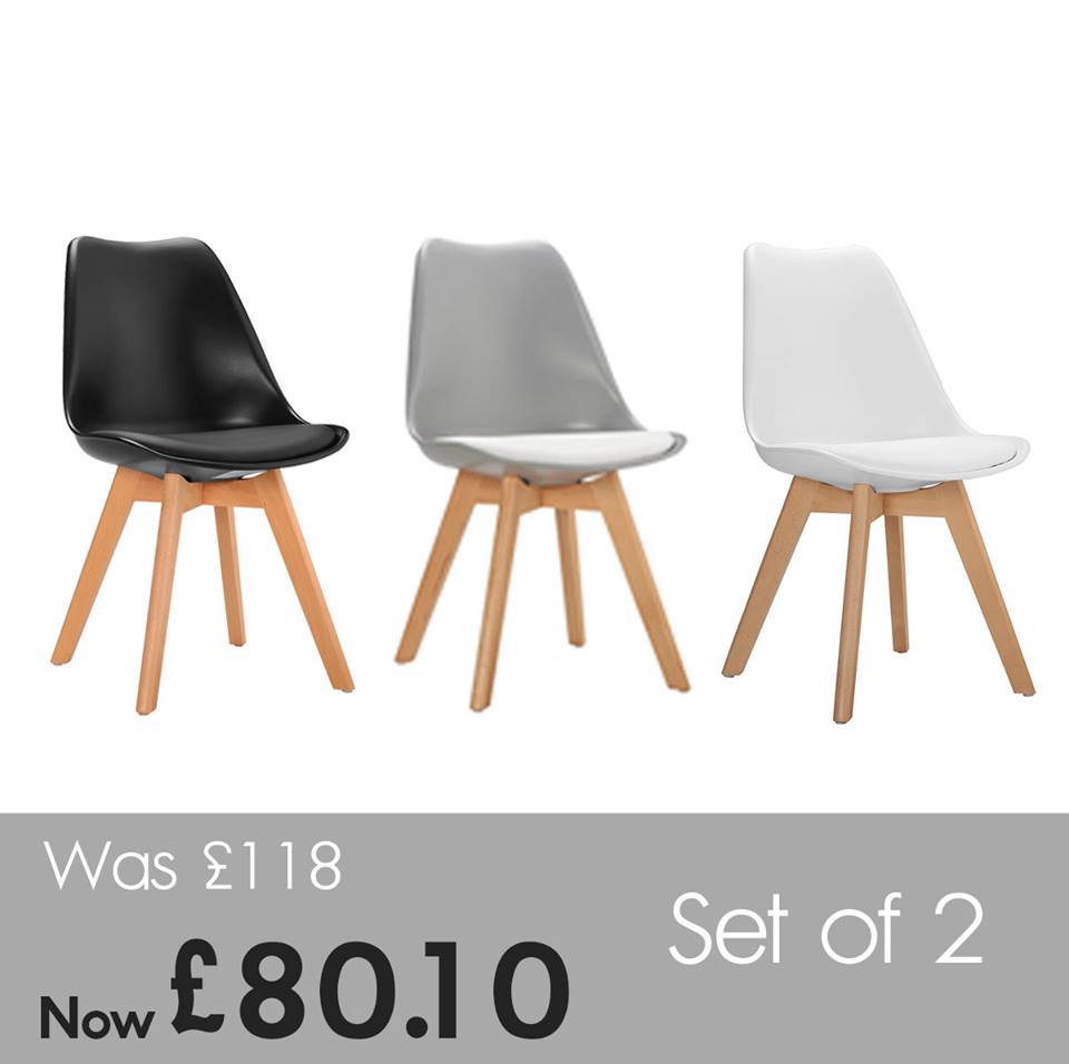 GoDottidotcom's tweet photo. Roma Dining Chairs Curved matte PU finished #diningchairs with #solid beech wood #legs.

Was £118 Now £80.10

Product Link: https://t.co/CRFFXRpHVF https://t.co/gVbNLj9Thl