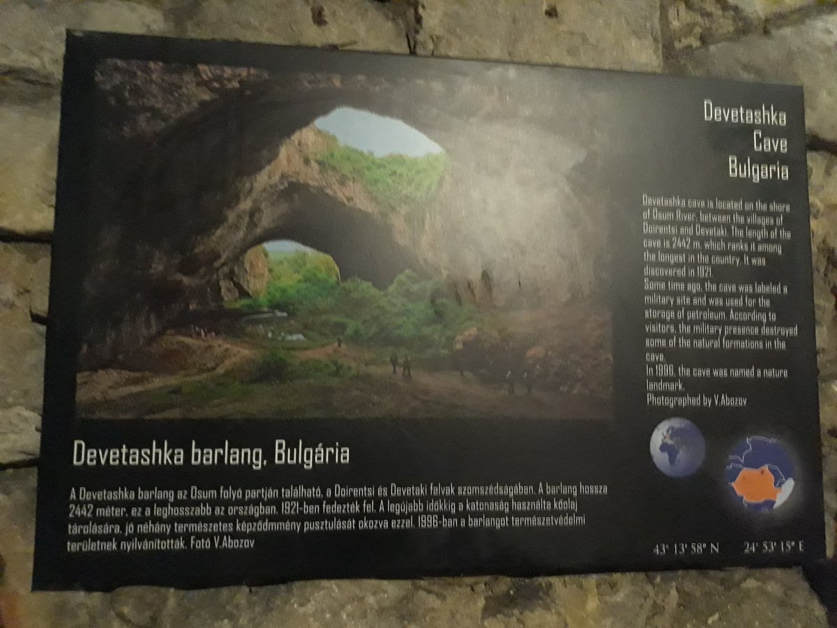 Luciannitescu Beautiful Bulgarian Cave Presented Within Budapest Labirinth They Mistakenly Used Romania Map Funny Mistakes Devataska Bulgaria T Co Hyqi1rh4y0