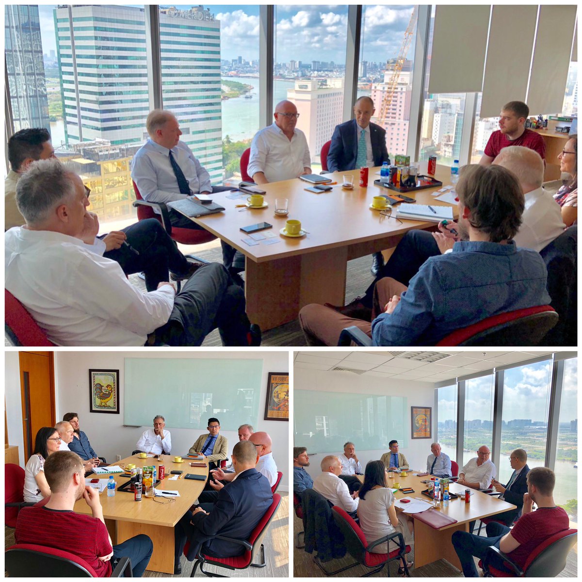 Sharing market access information on #Vietnam with the Governor of the Province of the #Walloon Brabant and some participants of the mission #BWALVN at #AWEX office in #HCMC