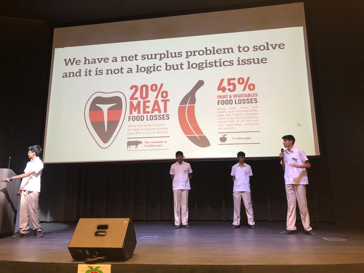 eegemirates's tweet photo. Another very impressive presentation by the dynamic students from Raffles presenting their case on Food wastage- Achieving Zero Hunger
#eegtalks #publicspeakingcompetition #interschoolcompetition #foodwaste #healthcare #labmeat #environment #overconsumption #earthday https://t.co/NpVgB6VxXq