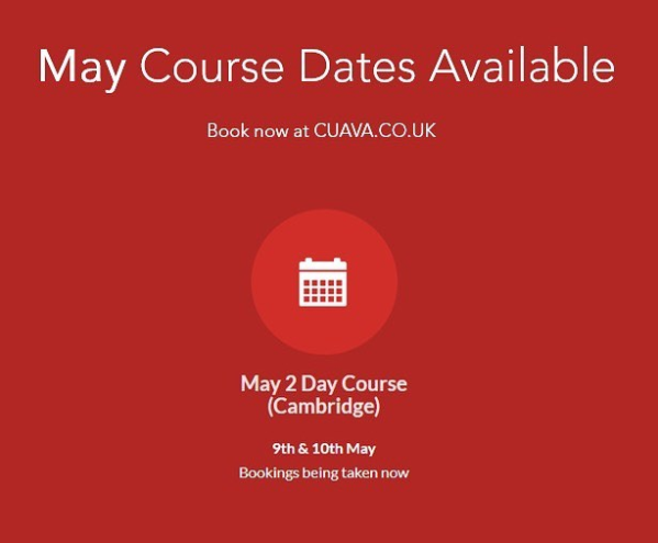 CUAVAcademy's tweet photo. We still have some limited places on our May Course available! Book now to avoid disappointment @alan_perrin https://t.co/EoemCpXyl3 #DroneSchool #DroneAcademy #DroneTraining #AlwaysLearning #CommercialFlying #Dronestagram #NewSkills #Drones #LimitedSpaces #DroneLicense https://t.co/nhOK8L6S00