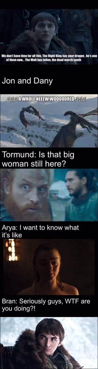 potmeetkettle2's tweet photo. It’s hard to find good help in the winter #GameofThrones https://t.co/dtOU970VOE