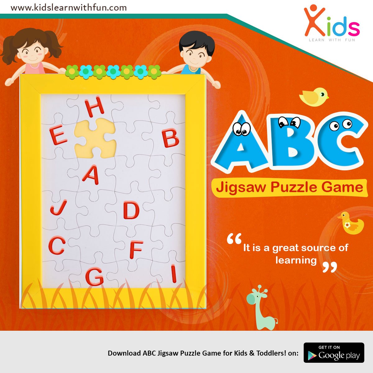 kidslrnwithfun's tweet photo. #kids make recognize abc & tracing fun simple and easy! #ABC #Jigsaw #Puzzle #Game https://t.co/s6iSCdMf4W
#puzzles #jigsawpuzzles #jigsawpuzzle #picoftheday #jigsaws #puzzling #kidsgame #ABCgame #ABCkids #parents #teacher #parentsproblems #parentssolution #solution #mobilegame https://t.co/QBgZSULG4Q