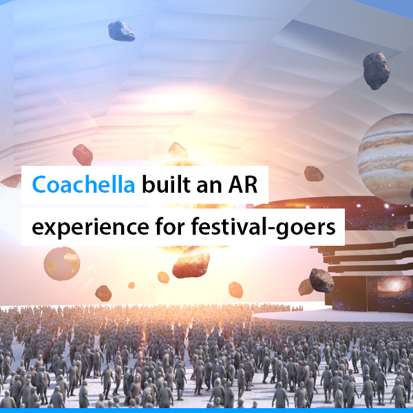 citveda's tweet photo. The Sahara Tent will feature space-themed augmented reality filters https://t.co/ocnDlYS2gj

#curious #technology #future #vr #virtualreality #ar #festival #coachella #fest #fun https://t.co/yV0GnKpt1f