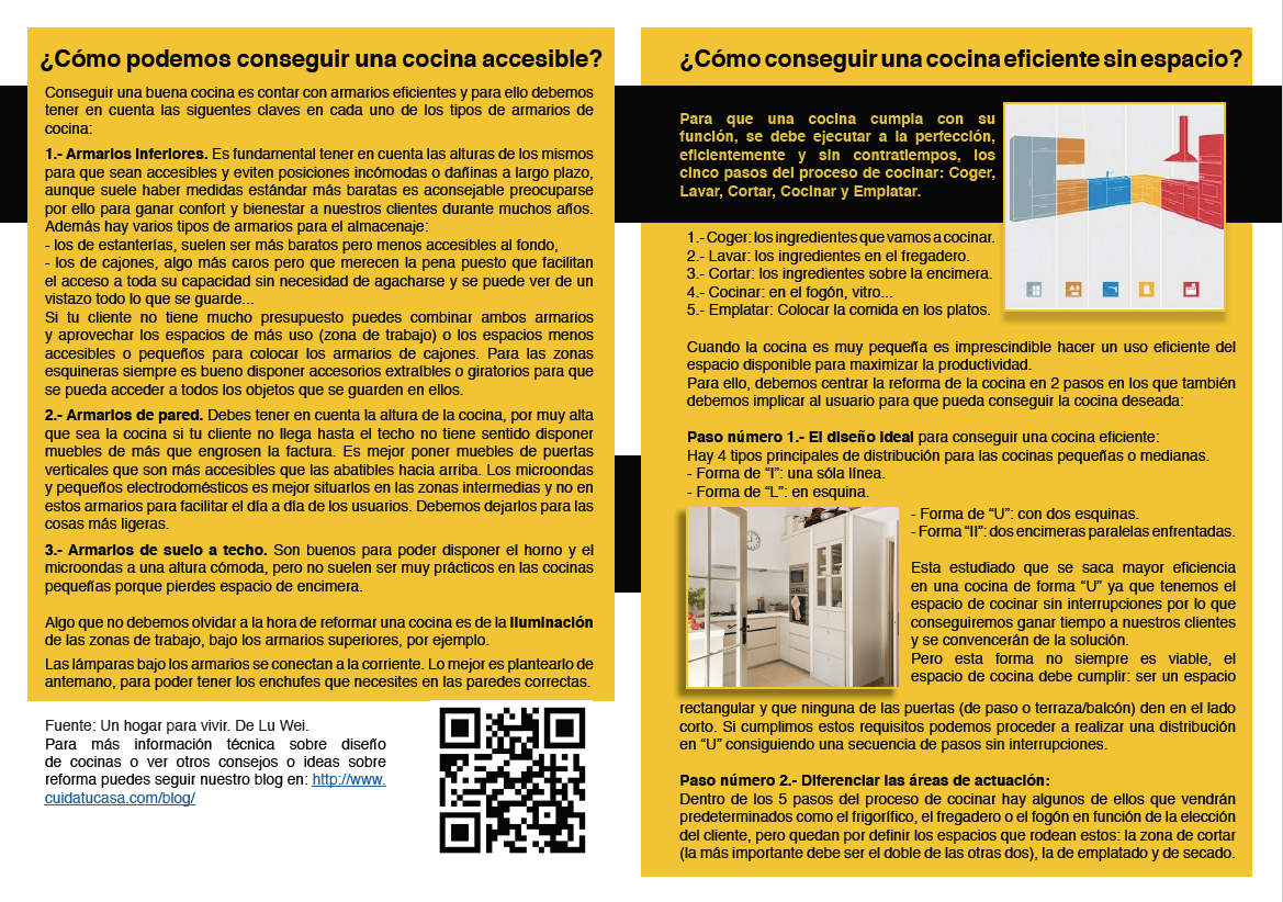 Llega la época de las #reformas por excelencia. Y hoy compartimos contigo un nuevo #ConsejoPro para ayudarte a hacer de tu pequeña #cocina un espacio más funcional.