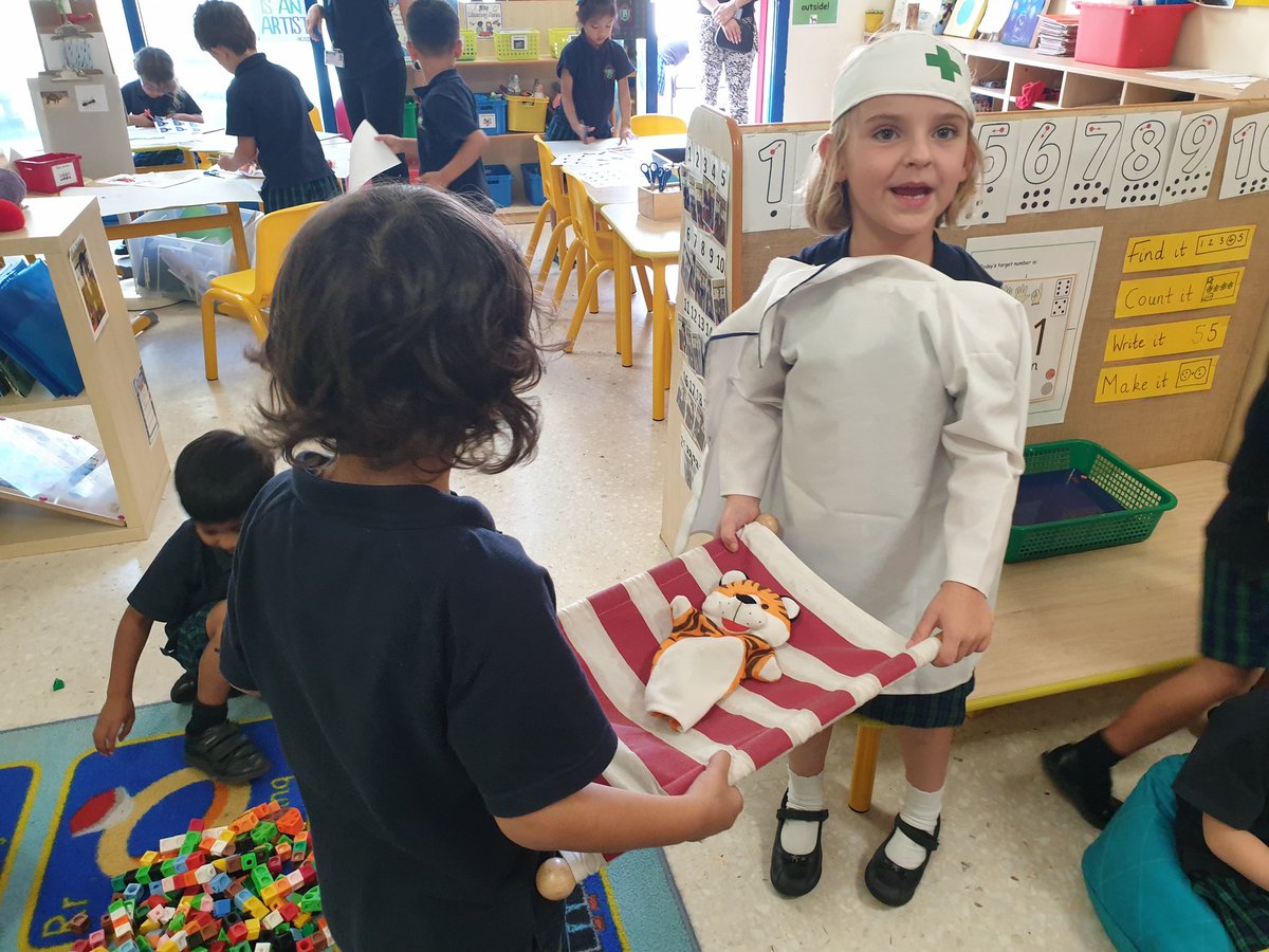 JPS_Art's tweet photo. The children in FS2D have been learning about taking care of animals. They decided a Vetinary Surgery would be the best way to help them learn, so together, we created one! @JPS_FS2 #creative #imagination #learningthroughplay https://t.co/N0k4hmxAqM