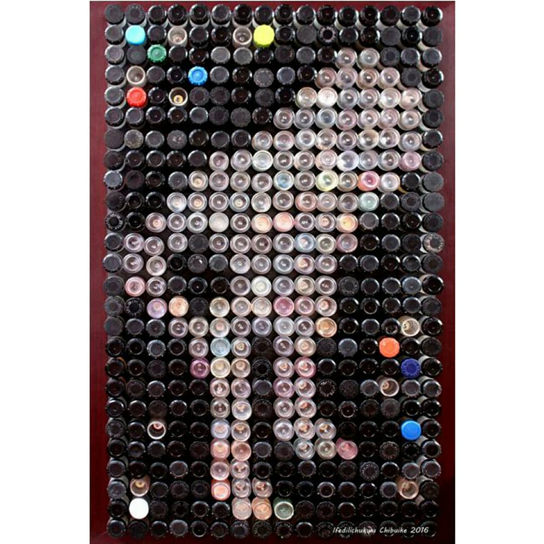 ChibuikeIfedili's tweet photo. Ifedilichukwu Chibuike @ifedilichibuike (b 1986), INCANDESCENT, 2016, Plastic container on Board, 61 x 91cm. Showing at CEDDI Plaza Abuja, 23rd-27th April 2019. #OneEnvironment #Sustainable #Environment #Africa #lnspired #Architexture #Art #Exhibition @ifediliuwamma @cfmemories https://t.co/2Jy8ZGGg5M