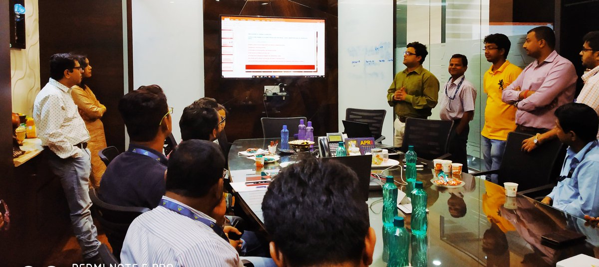 FoglaCorp's tweet photo. Implementing Einstein's quote " Once you stop learning, you start dying! in our evolving corporate space
#KnowledgeSharingForum in our office.
#firstsession #updates #understanding on topics like Integrated Management System &amp; Challenges in Export Logistics. https://t.co/AAV2N5mccO