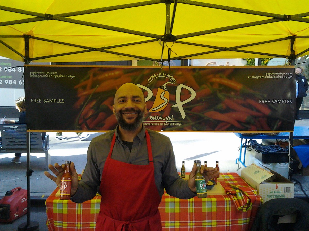 I had the pleasure of catching up with Jamal, owner of PSP Brooklyn hot sauces, at a street fair on Sunday. Jamal isn't just a super nice guy, but he also makes some incredible hot sauce. Check his products at pspbrooklyn.com