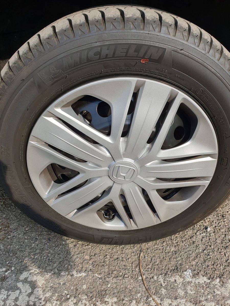 Anyone looking to hire a car, stay far away from @GreenMotionUK !! Apparantly this is a damaged plastic wheel trim that is going to cost £110 to repair 🤬🤬🤬