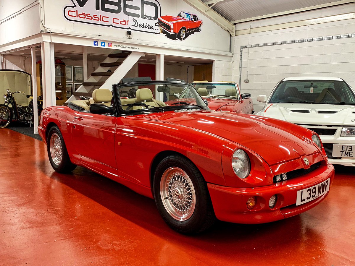 VibedClassics's tweet photo. AVAILABLE NOW... MG RV8 UK Car Very Rare 1 of Only 15 in Flame Red 😍 Only 24k Genuine Miles, 2 Owners, Stunning Car Full details and detailed pictures at https://t.co/i2aNNaWRJh #classiccars #mgrv8 #mgclassiccars #MG #retroclassics #mgownersclub https://t.co/hWCgbtyGia