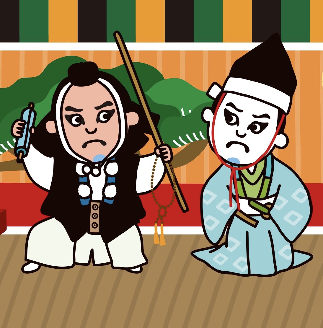 歌舞 伎 イラスト 無料