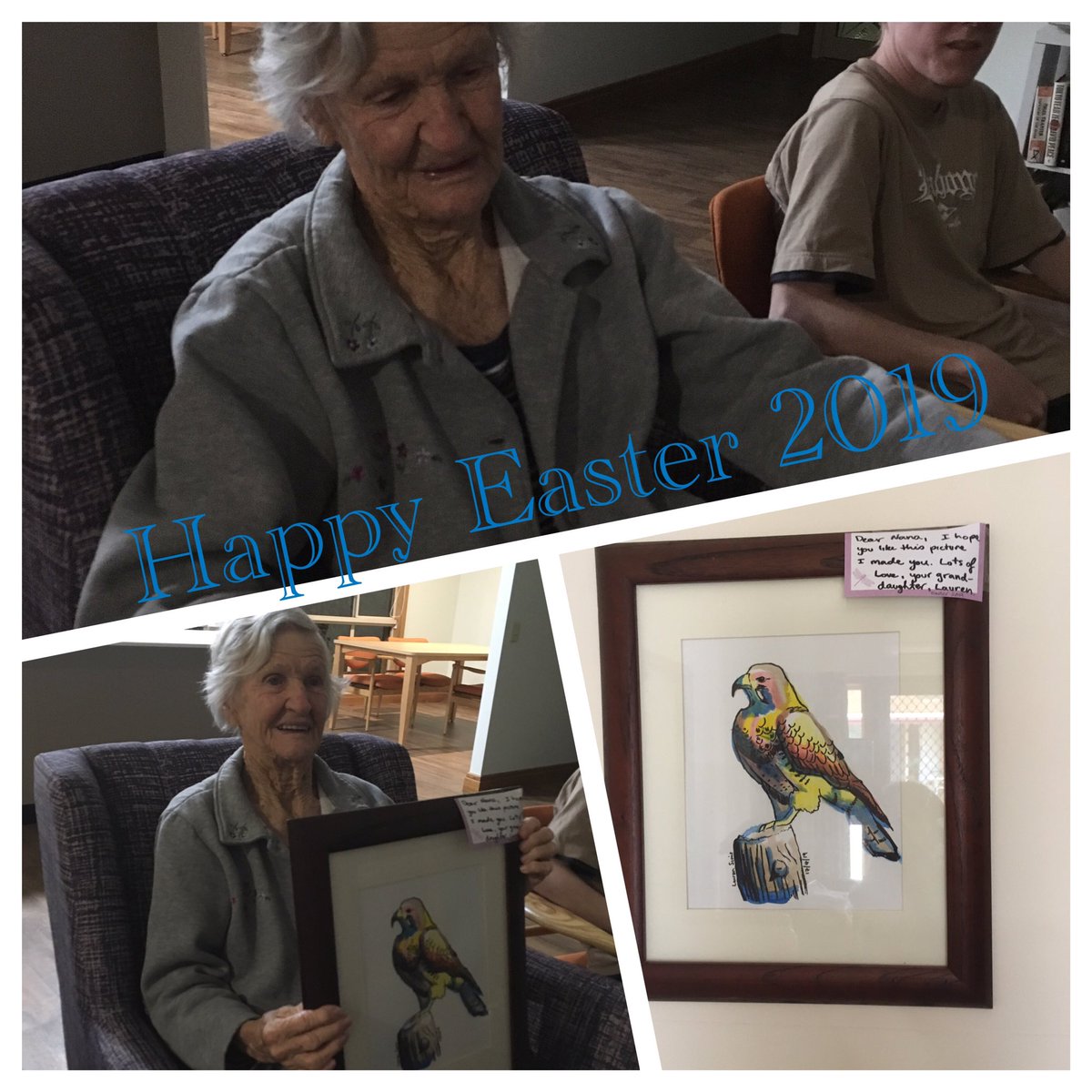 EXALT_'s tweet image. #Gifted this #artwork to my #nana for #Easter :)