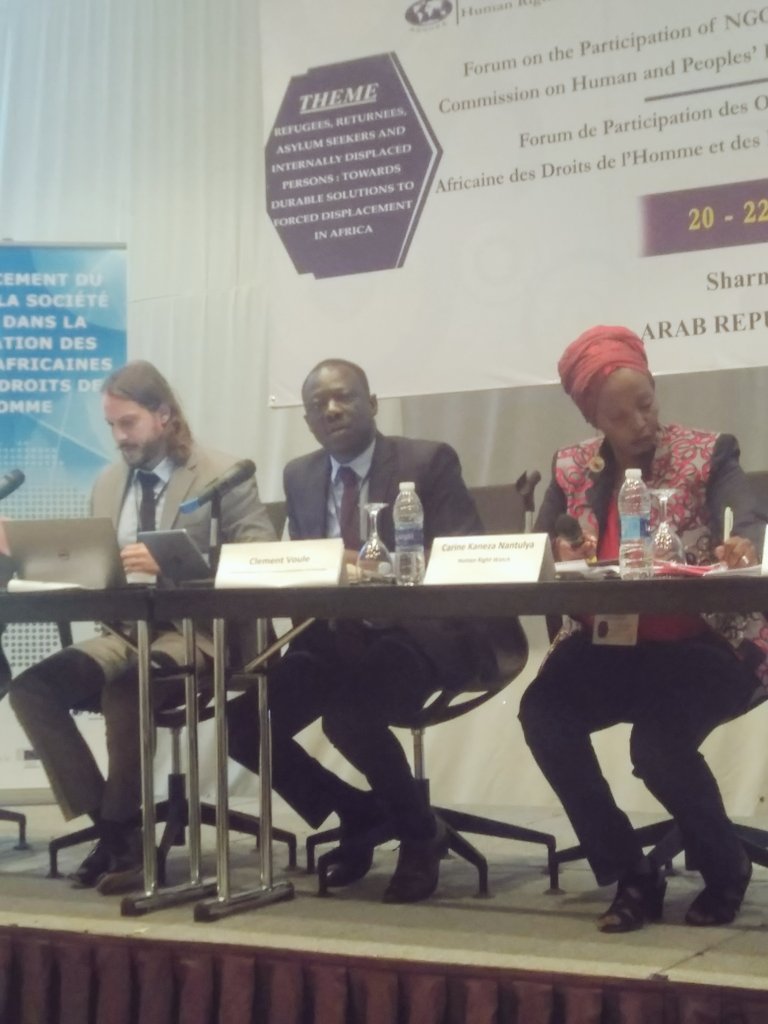 Adelaide_ISHR's tweet photo. #ForumAchpr64 @cvoule "Les États ne peuvent pas continuer à utiliser l'excuse de la 'sécurité nationale' pour continuellement restreindre l'espace de la #sociétécivile. Tout individu est libre de se réunir et manifester de manière pacifique" https://t.co/5xd8HQBain