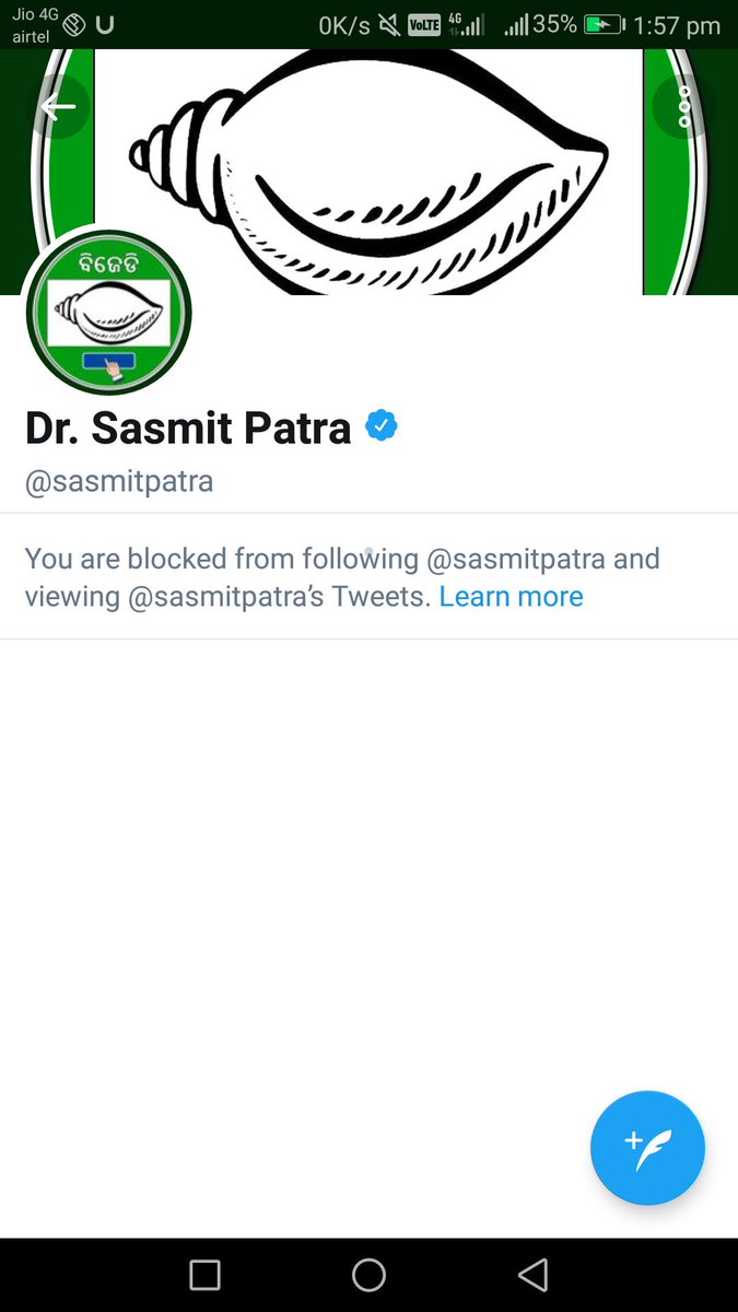 BGaigaria's tweet photo. @prabinkp @bjd_odisha @sasmitpatra ଏହି converted Christian ବ୍ୟକ୍ତି ଜଣକ ନିଜ ପ୍ରତି ଅପ୍ରିୟ ସତ୍ୟ ସହି ପାରୁନି। ବ୍ଲକ କରିବାରେ ବାବୁ ସିଦ୍ଧହସ୍ତ। ଚୋର ମୁହଁ ସବୁବେଳେ ଟାଣ.....  😜😜😜😜😭 #Shame #Sasmit 4 #Odisha https://t.co/6dxKW61N71