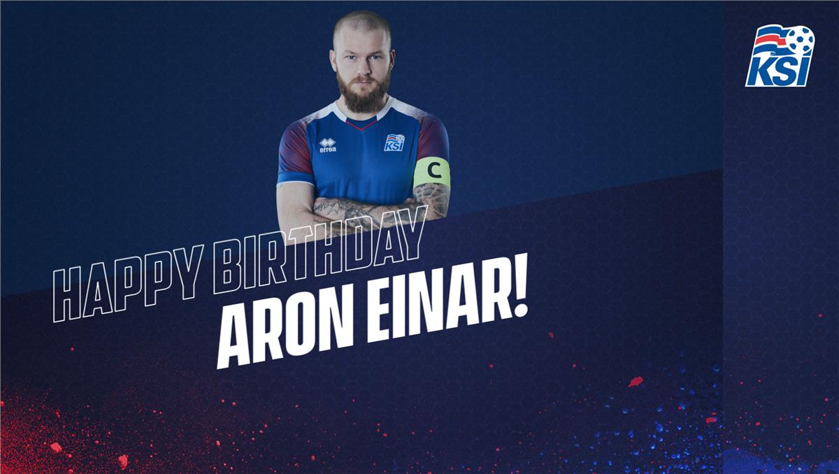 footballiceland's tweet photo. 👌  Our captain, Aron Einar Gunnarsson, celebrates his birthday today! 

👀  It's a big one - he turns 30 years old!

🎉  Have a great one @ronnimall 🎉 

#fyririsland https://t.co/xgjrVqzWZR