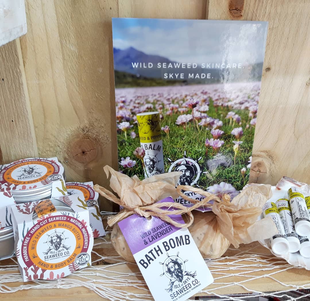 That's the <a href="/coralboxshop/">Coralbox Gift Shop</a> in North Uist all stocked up for season

#skyemade #IsleofSkye #skye #uist #northuist #seaweed #cosmetics #skincare #natural #lipbalm #bathbombs
