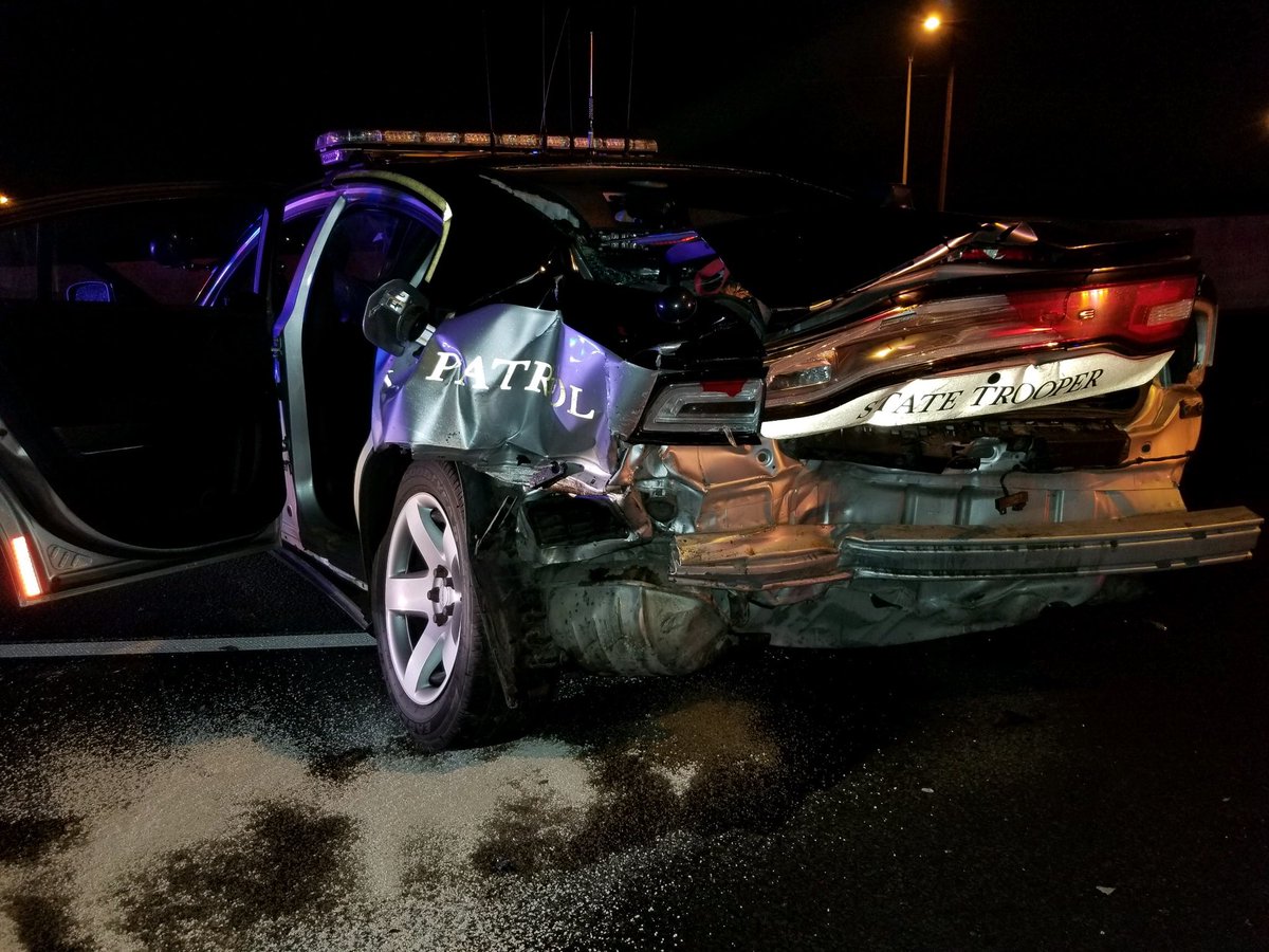 CSP_MajorGarcia's tweet photo. Folks it’s really simple... Don’t drive drunk and move over for emergency vehicles. Help us help you. #simple #STOPHittingTroopers #MoveOverForCody https://t.co/sxD7NINJg8