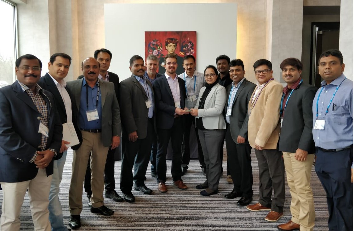 hcltech's tweet photo. We are proud to win the ADM Software Innovation Partner award at Micro Focus's #ADMSummit, 2019. The award is a testament of our strategic partnership with @MicroFocus, focused on providing enterprise-grade scalable IT solutions. https://t.co/6Thecy2KGY https://t.co/YYmdwleZ8Q