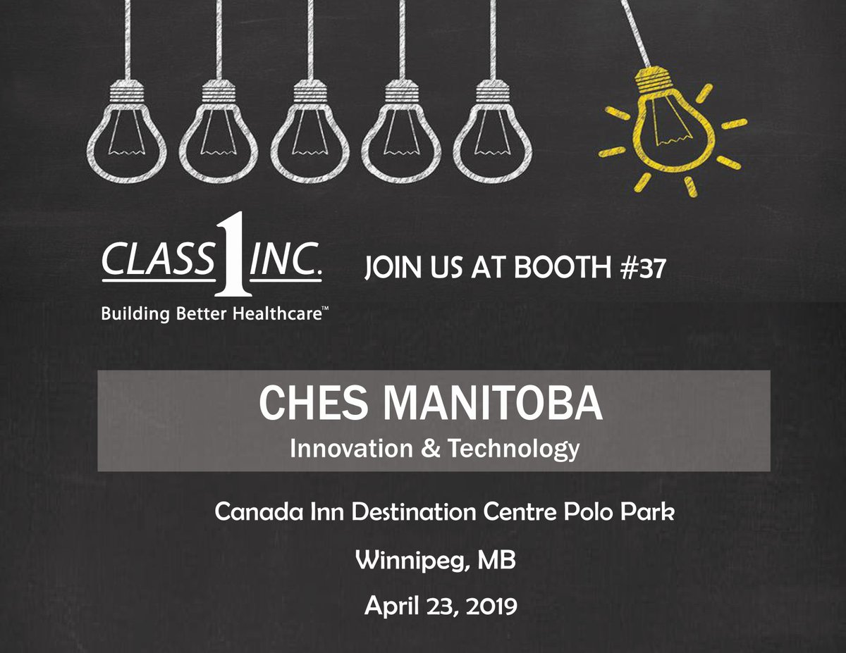 Class1Inc's tweet photo. Come by and visit @Class1Inc at booth #37 at the CHES Manitoba Education Day on April 23.
CHES MB | April 23, 2019 | Canada Inn Destination Centre Polo Park
#class1inc #medicalgas #CHES https://t.co/D41x0I3H5S