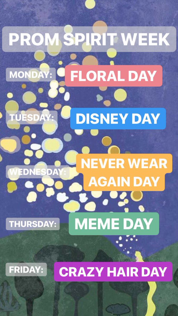 PROM WEEK! Dress out!