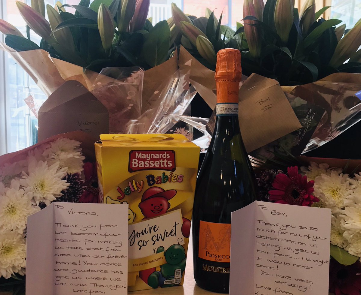 Gorgeous gifts from grateful clients for our fabulous team in Ripon. Fantastic work 😊